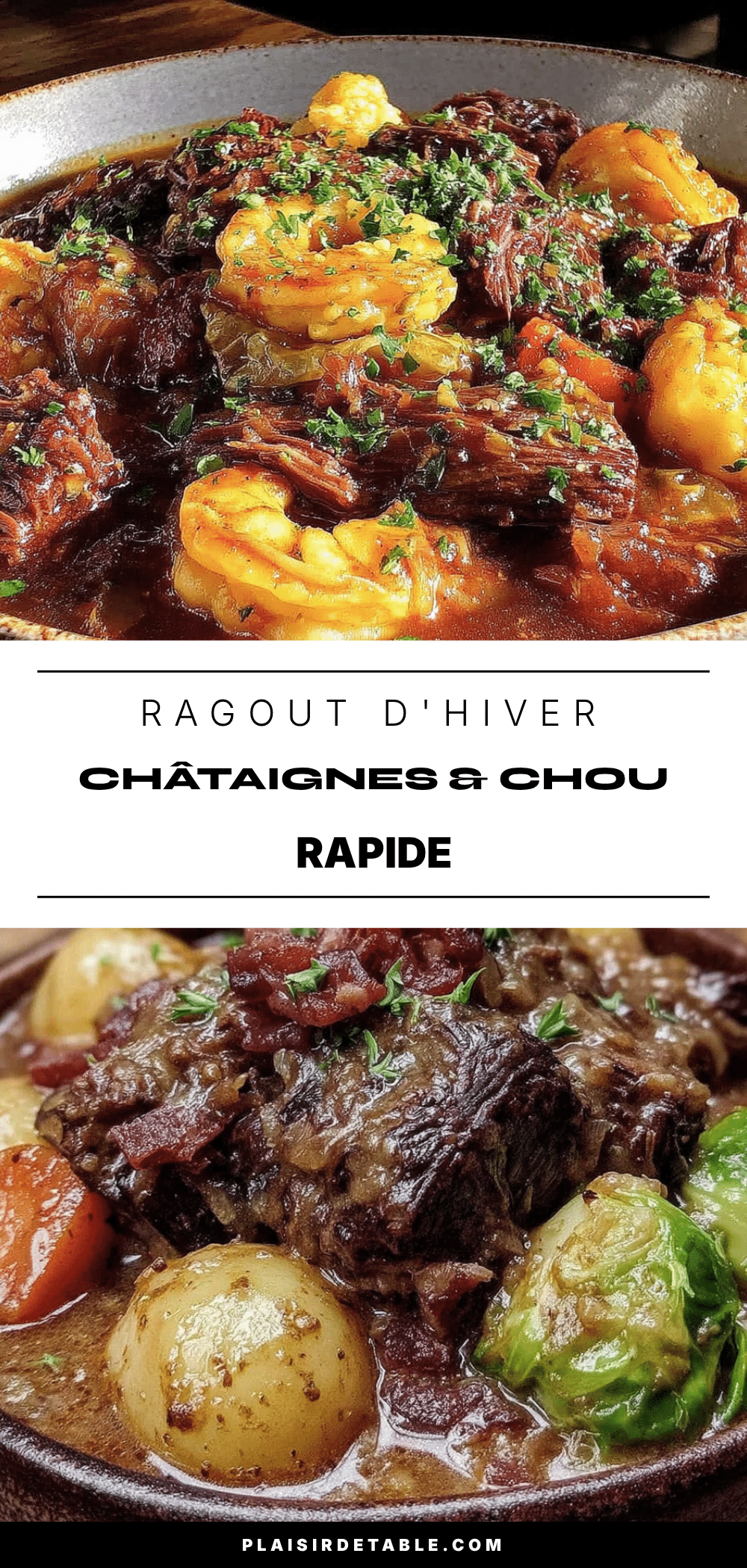 ragoût de châtaignes et chou dhiver rapide recipe