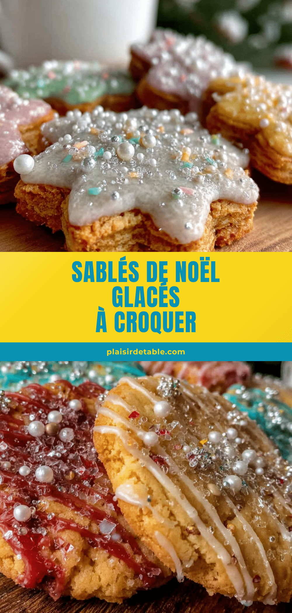 Sablés de Noël glacés recipe