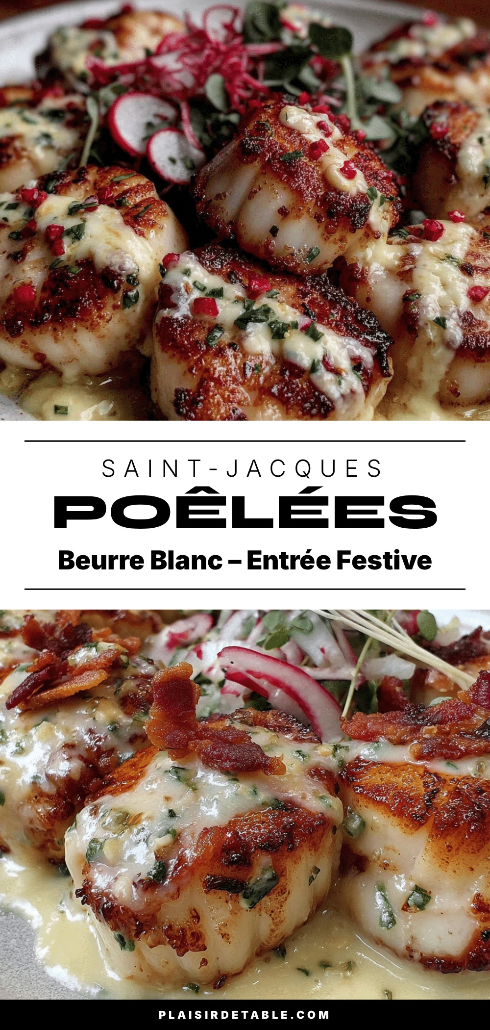 saint-jacques poêlées au beurre blanc recipe
