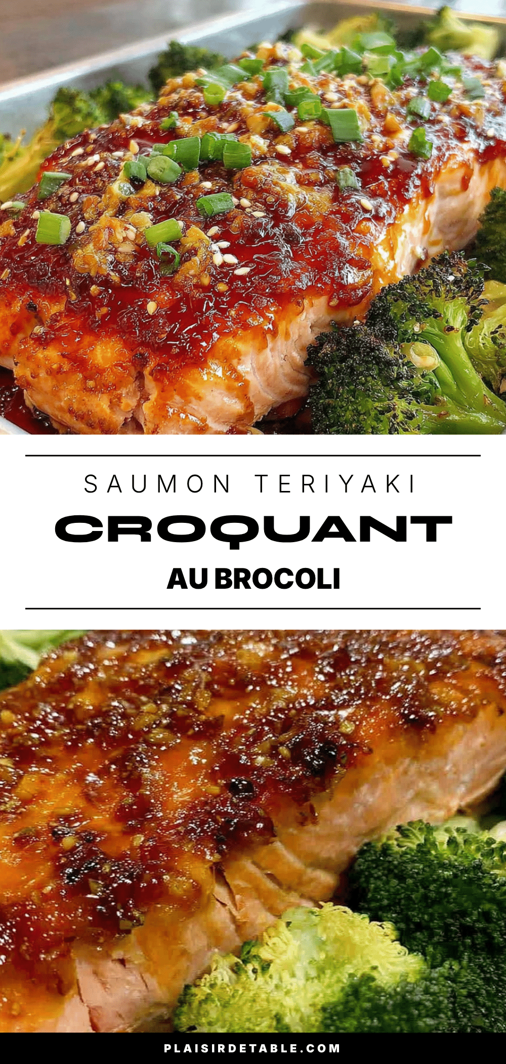 Saumon teriyaki au four avec brocoli recipe