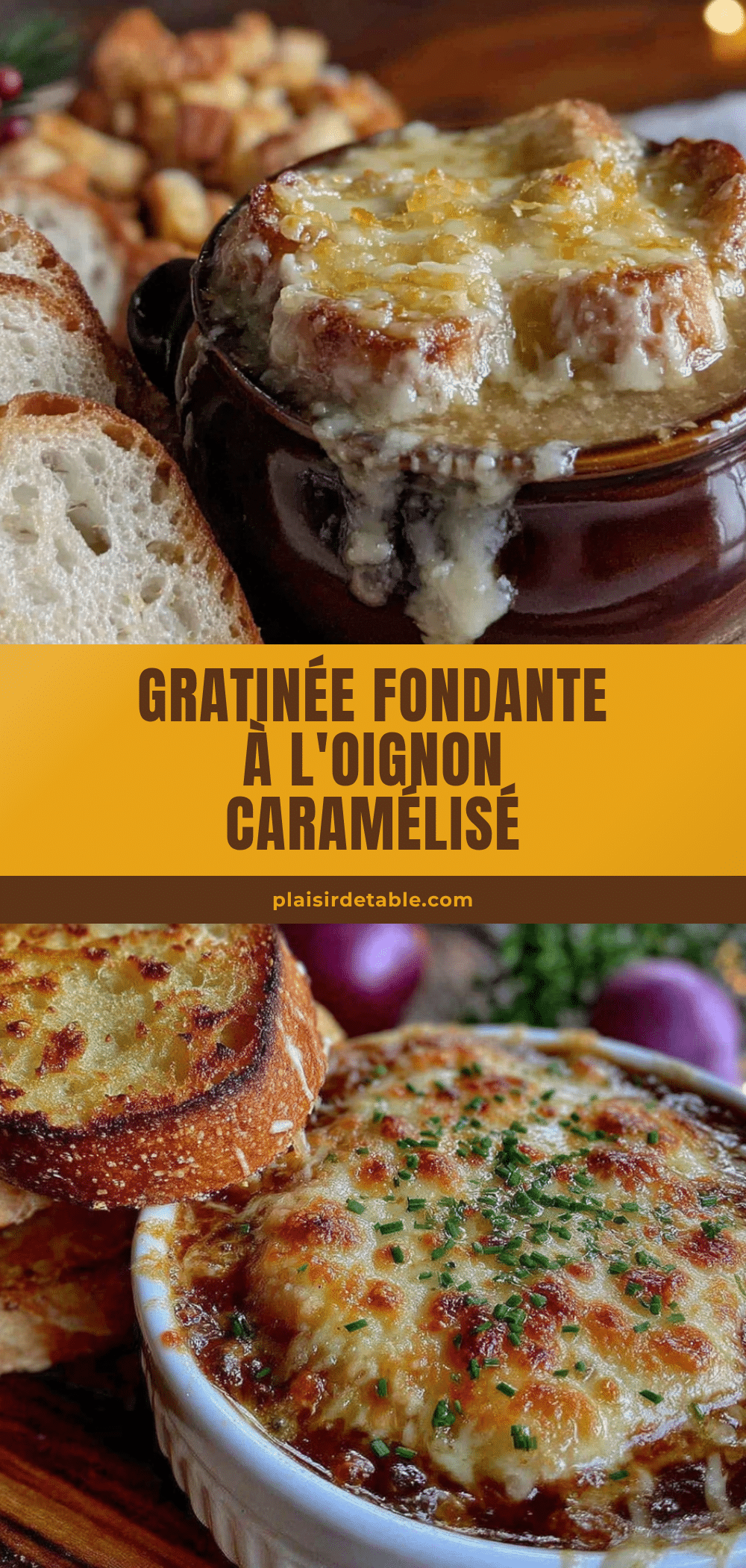 Soupe à l’oignon gratinée facile recipe