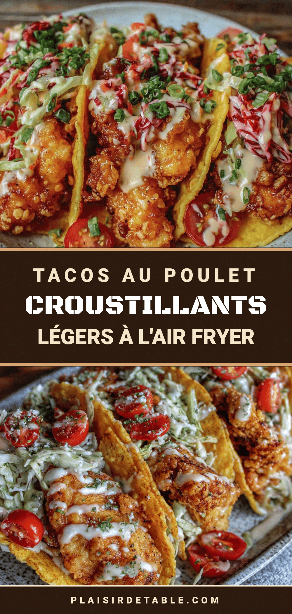tacos au poulet croustillants à lair fryer recipe