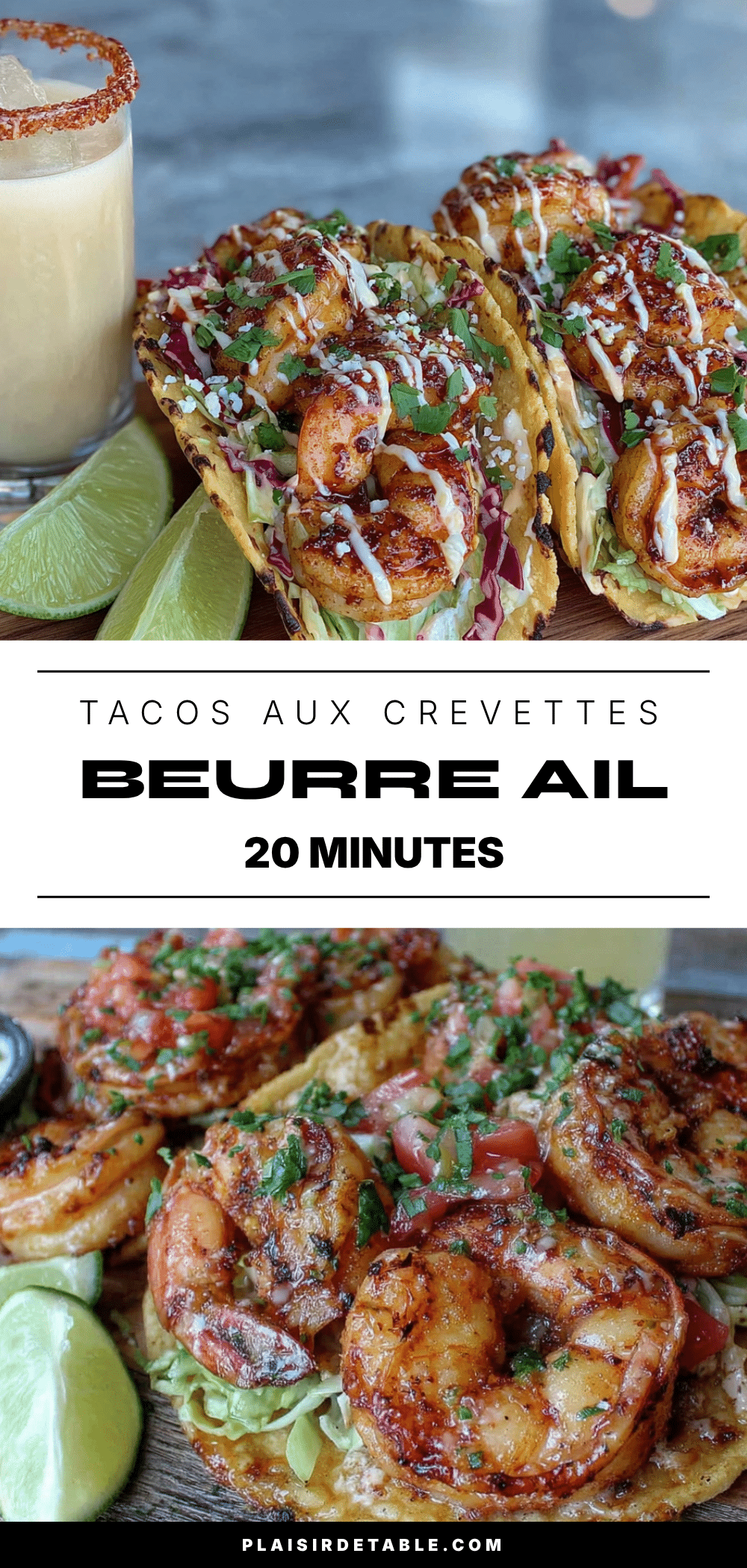 tacos aux crevettes beurre ail recipe
