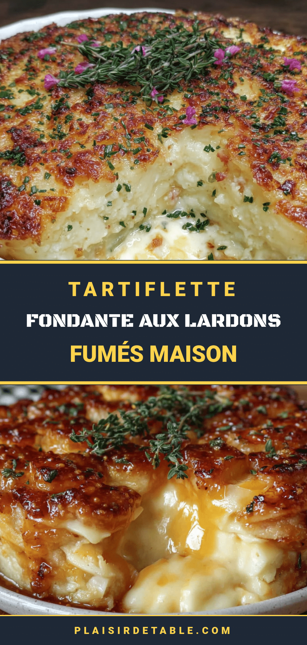 tartiflette fondante aux lardons fumés maison recipe