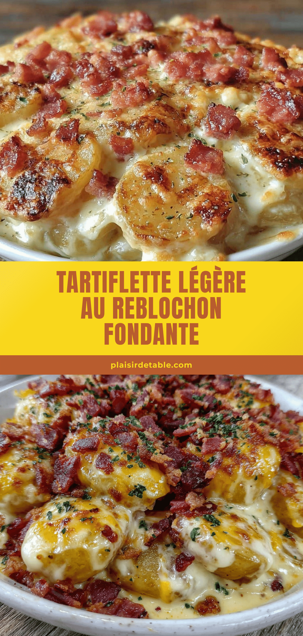 tartiflette légère au reblochon recipe