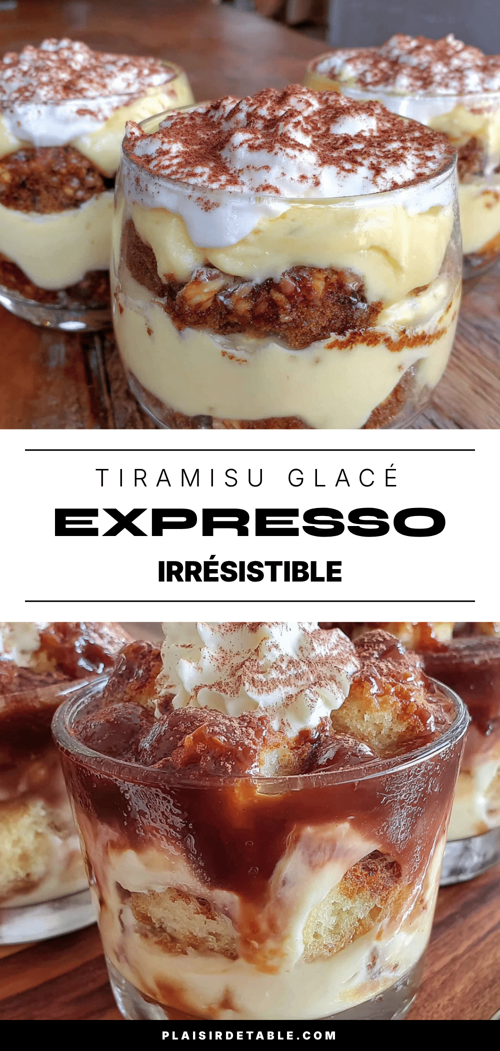 tiramisu glacé expresso en verrines recipe