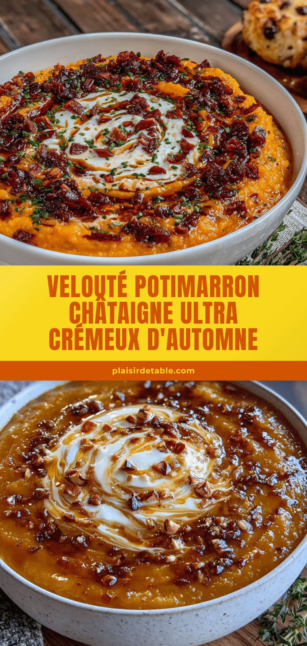 velouté potimarron châtaigne recipe