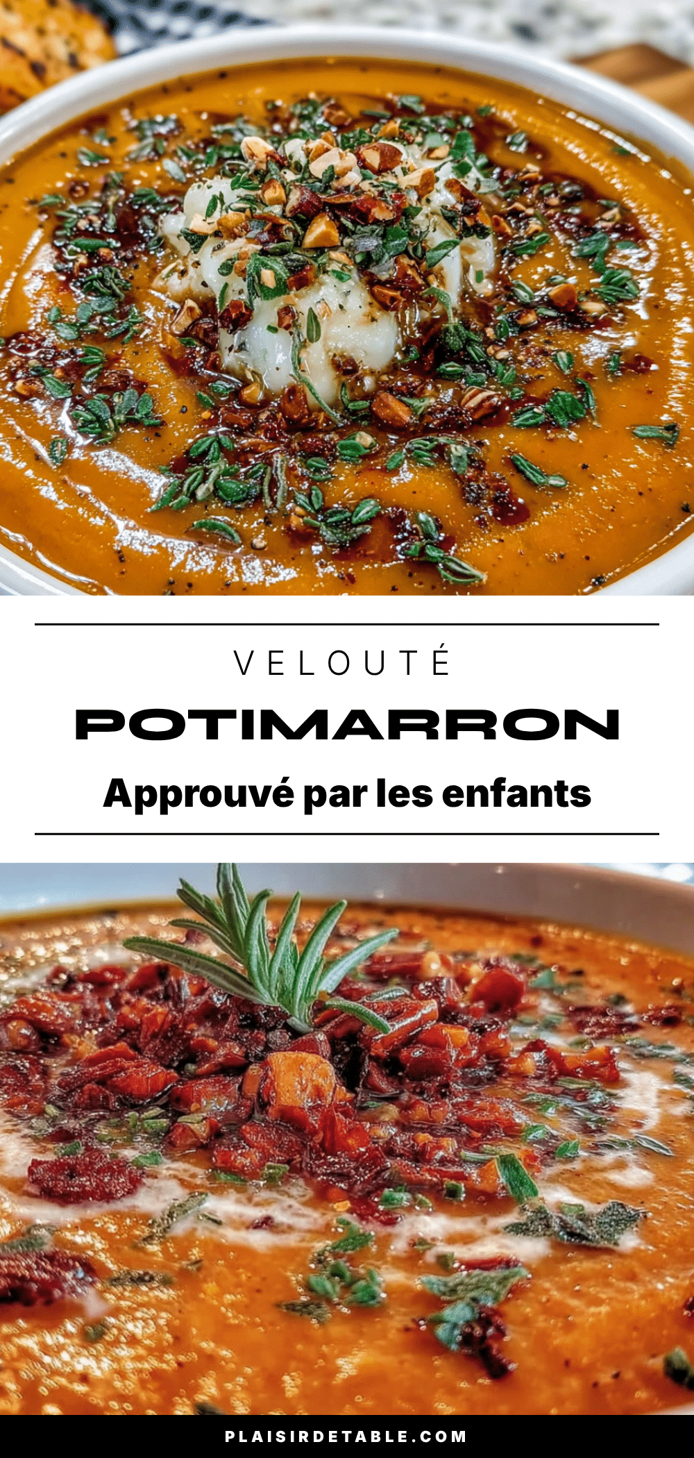 Velouté potimarron rôti beurre de sauge recipe