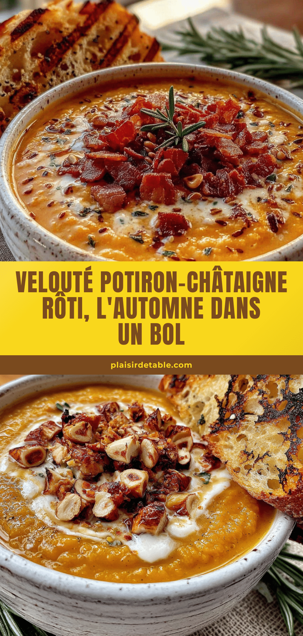 velouté potiron-châtaigne rôti recipe